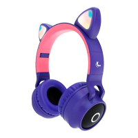 Xtech Bluetooth Headphones with Microphone -Purple and Pink